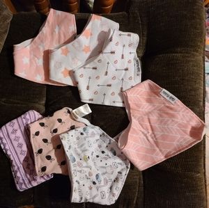 Baby girl bandana bibs